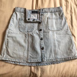 Jean Skirt - Front Button